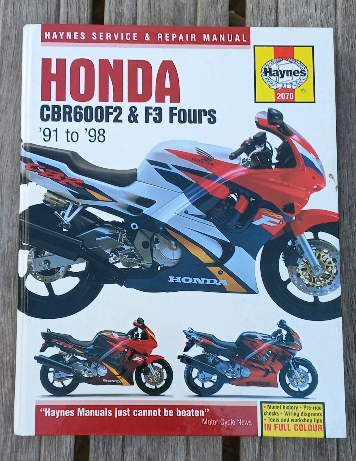 CBR600F2 CBR600F3 Haynes werkplaatshandboek, Motoren, Handleidingen en Instructieboekjes, Ophalen of Verzenden, Honda