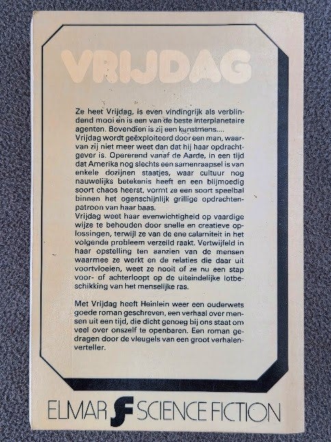 Vrijdag - Robert A. Heinlein, Ophalen of Verzenden, Gelezen, Robert A. Heinlein