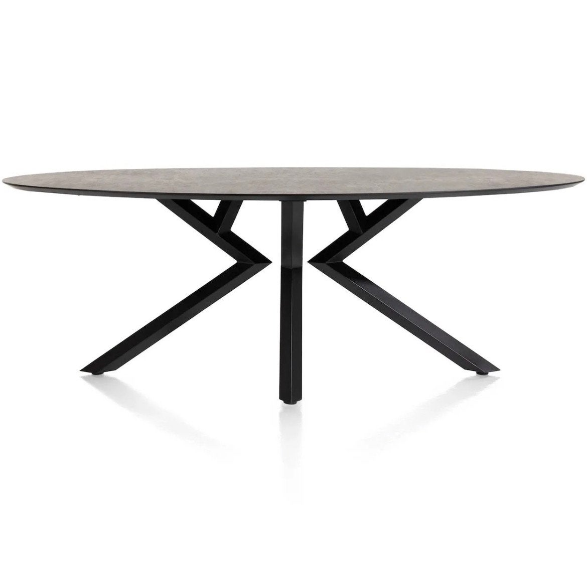 Nieuwe tafel xooon ellips masura roest, Ophalen, 100 tot 150 cm, Overige vormen, Nieuw