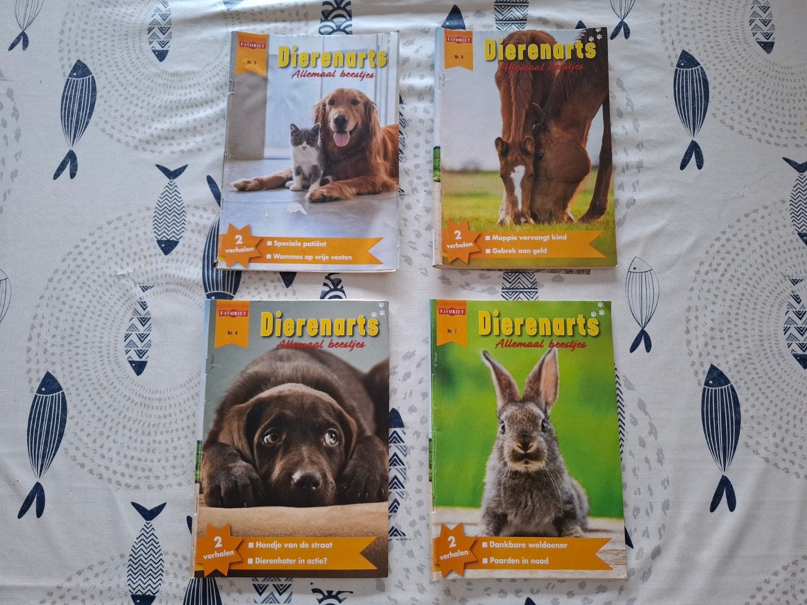 Dierenarts Allemaal Beestjes - 4 Boeken, Ophalen, Zo goed als nieuw, Katten, Maarten jagermeester