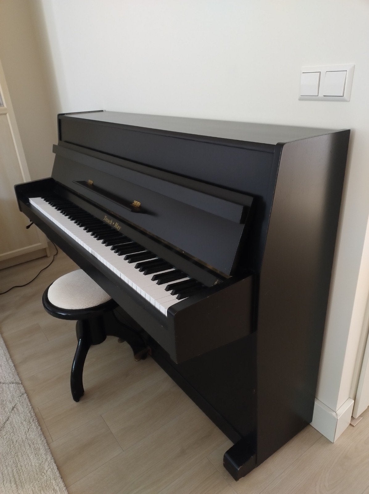Piano Tetsch+May mat zwart, Ophalen, Gebruikt, Zwart, Piano