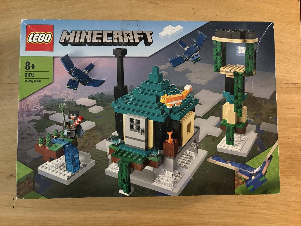LEGO Minecraft De luchttoren (21173), Inclusief instructies, Minecraft, Lego, Ophalen of Verzenden