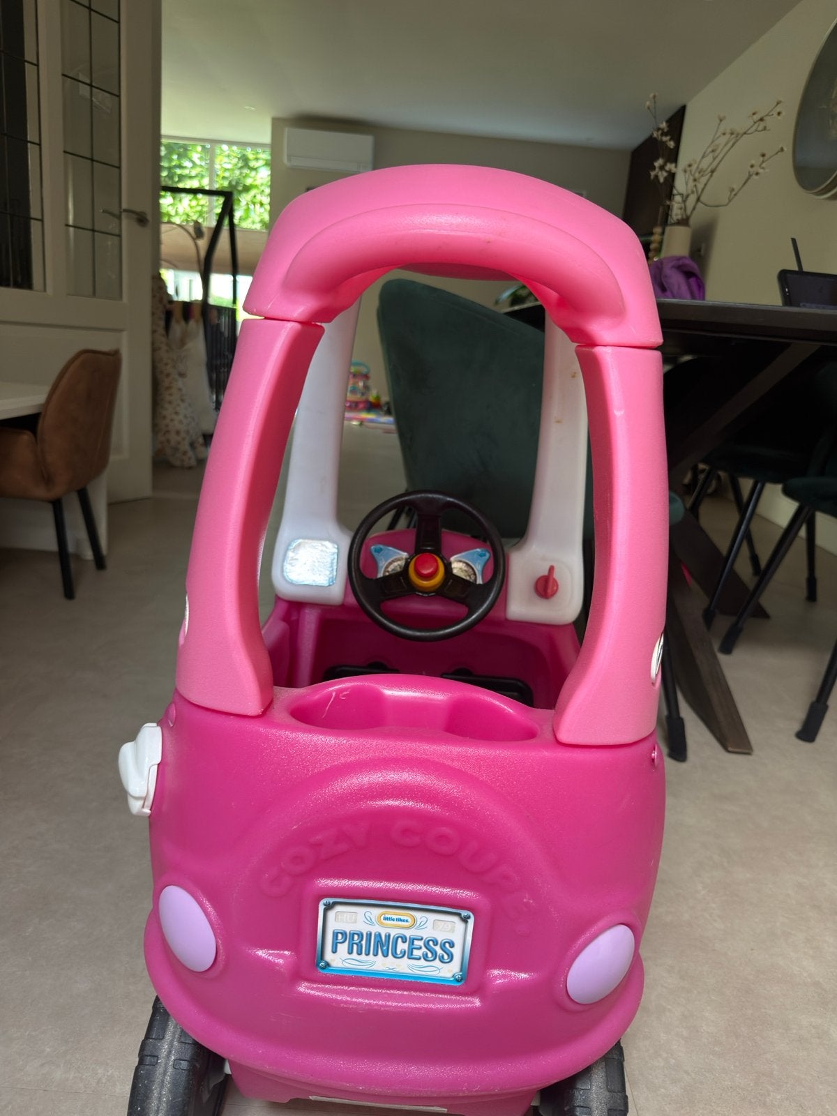 Little Tikes Cozy Coupe Princess Loopauto Roze, Ophalen of Verzenden, Gebruikt, Loopvoertuig