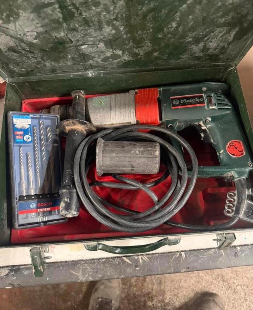 Metabo klopboor machine, Doe-het-zelf en Verbouw, Gereedschap | Boormachines, Ophalen of Verzenden, Zo goed als nieuw, Boormachine