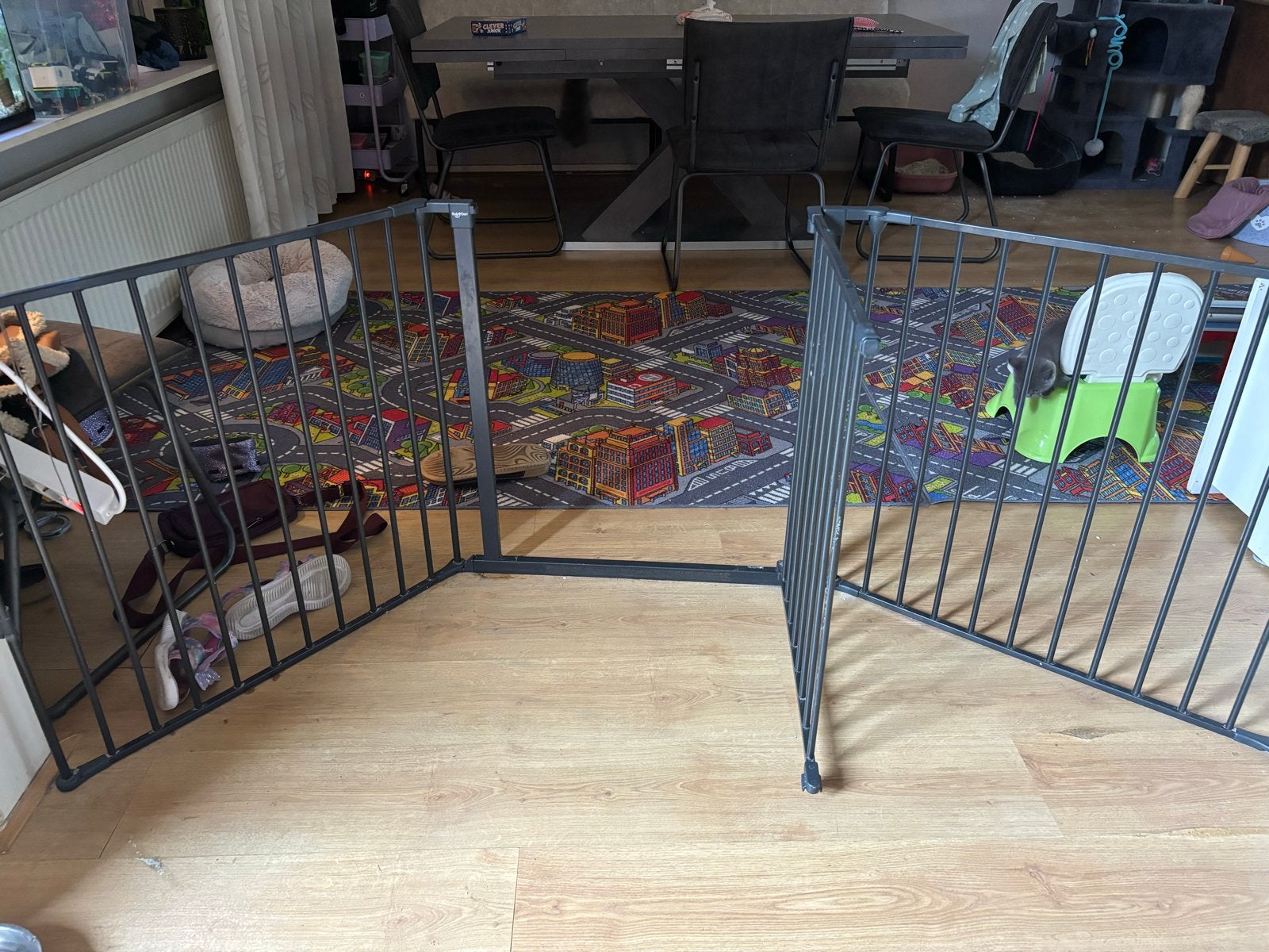 Baby hekje ideaal voor kleine kinderen - BabyDan Flex V, Ophalen, Gebruikt, 115 cm of meer, Metaal of IJzer