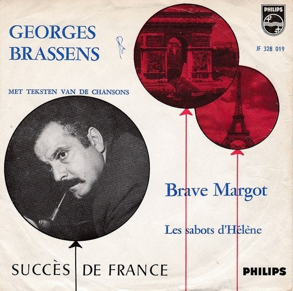 Single (1964) George Brassens - Brave Margot (JF 328 019), Gebruikt, Pop, 7 inch, Ophalen of Verzenden