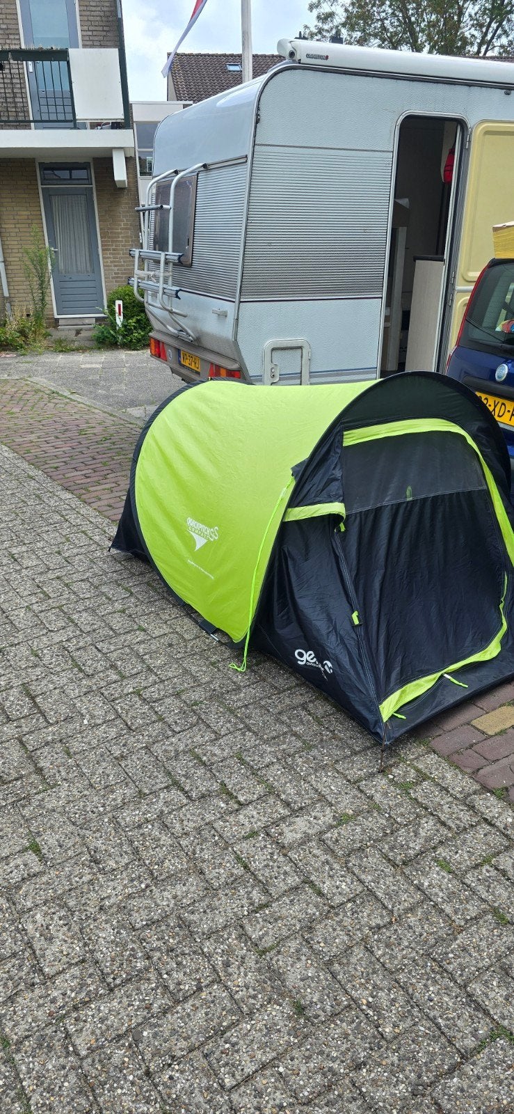 pop-up tent, Ophalen of Verzenden, Zo goed als nieuw, Tot en met 2