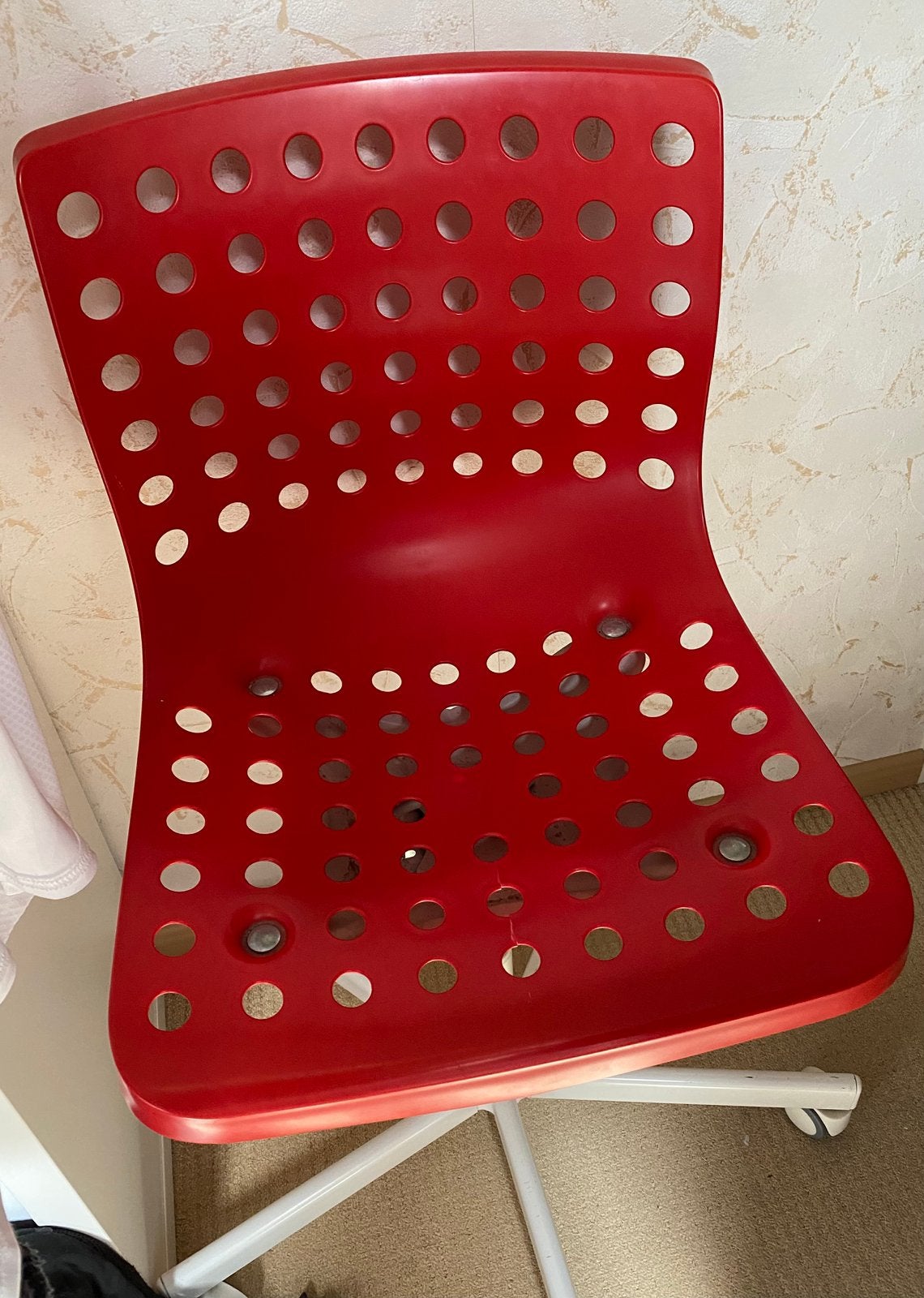 Rode IKEA bureaustoel, Ophalen, Gebruikt, Rood, Bureaustoel