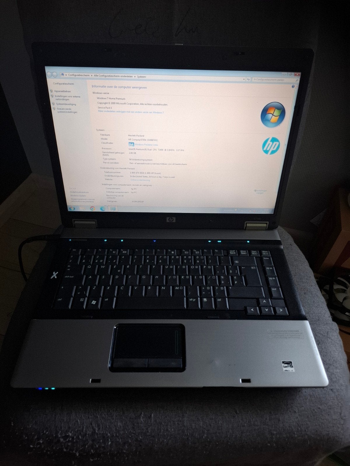 HP Laptop - nog te gebruiken voor YouTube en internet ., Computers en Software, Intel Pentium(R) Dual CPU T3400, Gebruikt, HDD