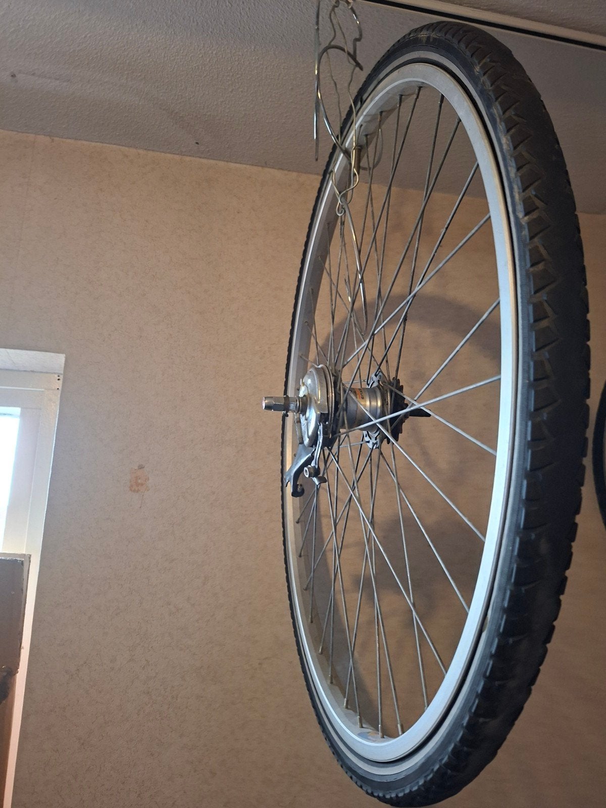 Fietswiel met Nexus 3 shimano naaf en band, Fietsen en Brommers, Gebruikt, Shimano Nexus, Aluminium, Stadsfiets
