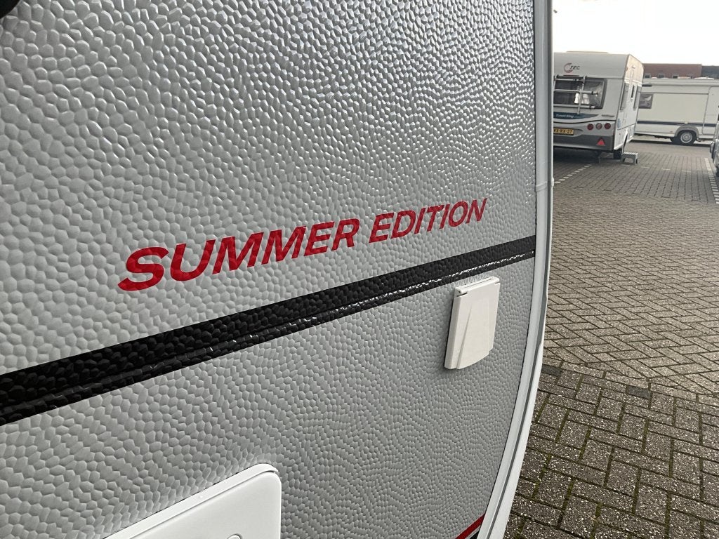 Dethleffs Summer Edition 490 EST DOUCHE-ENKELE BEDDEN, Caravans en Kamperen, Serviceluik, Bedrijf, Treinzit, Tot en met 3