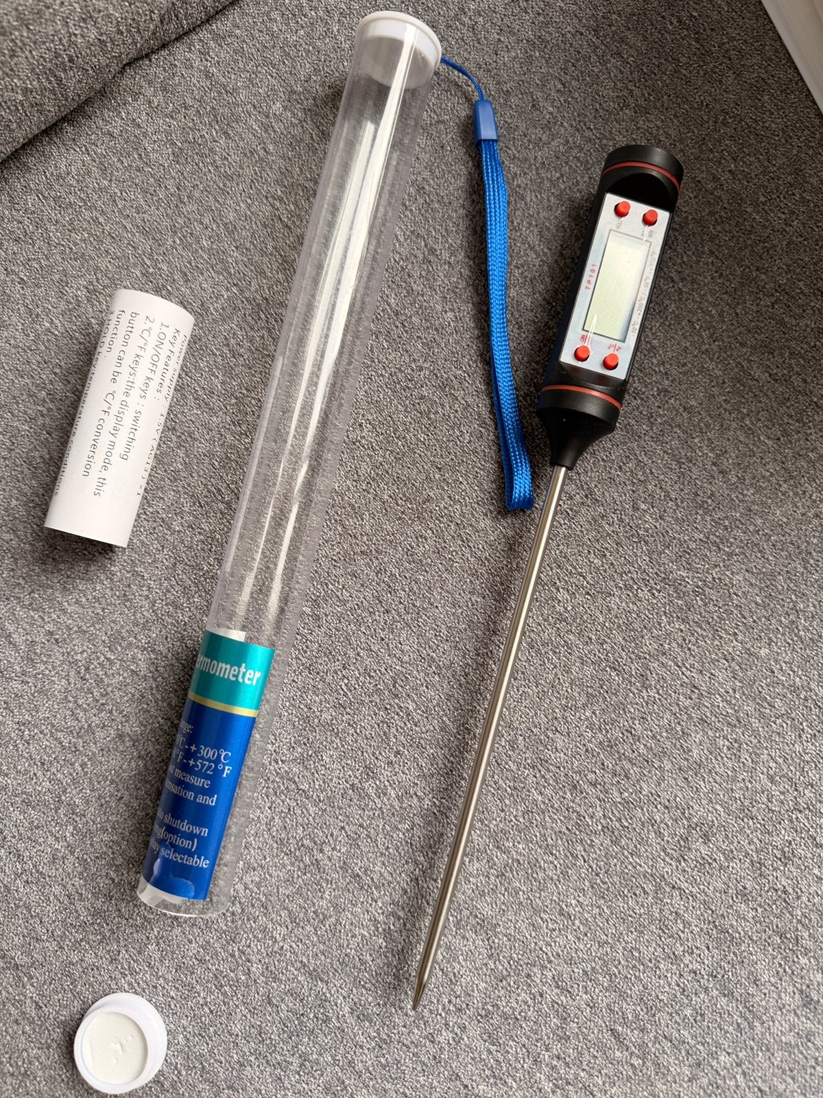 Digitaal termometer voor kaarsen, kaas etc, Ophalen of Verzenden, Nieuw