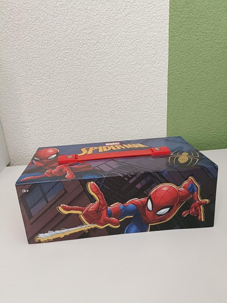 Marvel Spider-man kleur en verfdoos., Ophalen, Zo goed als nieuw
