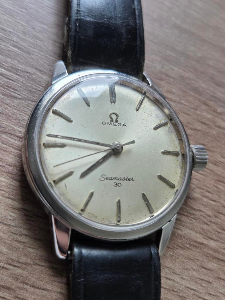 Omega Seamaster 30 herenhorloge 1963 kaliber 286, Antiek en Kunst, Ophalen of Verzenden