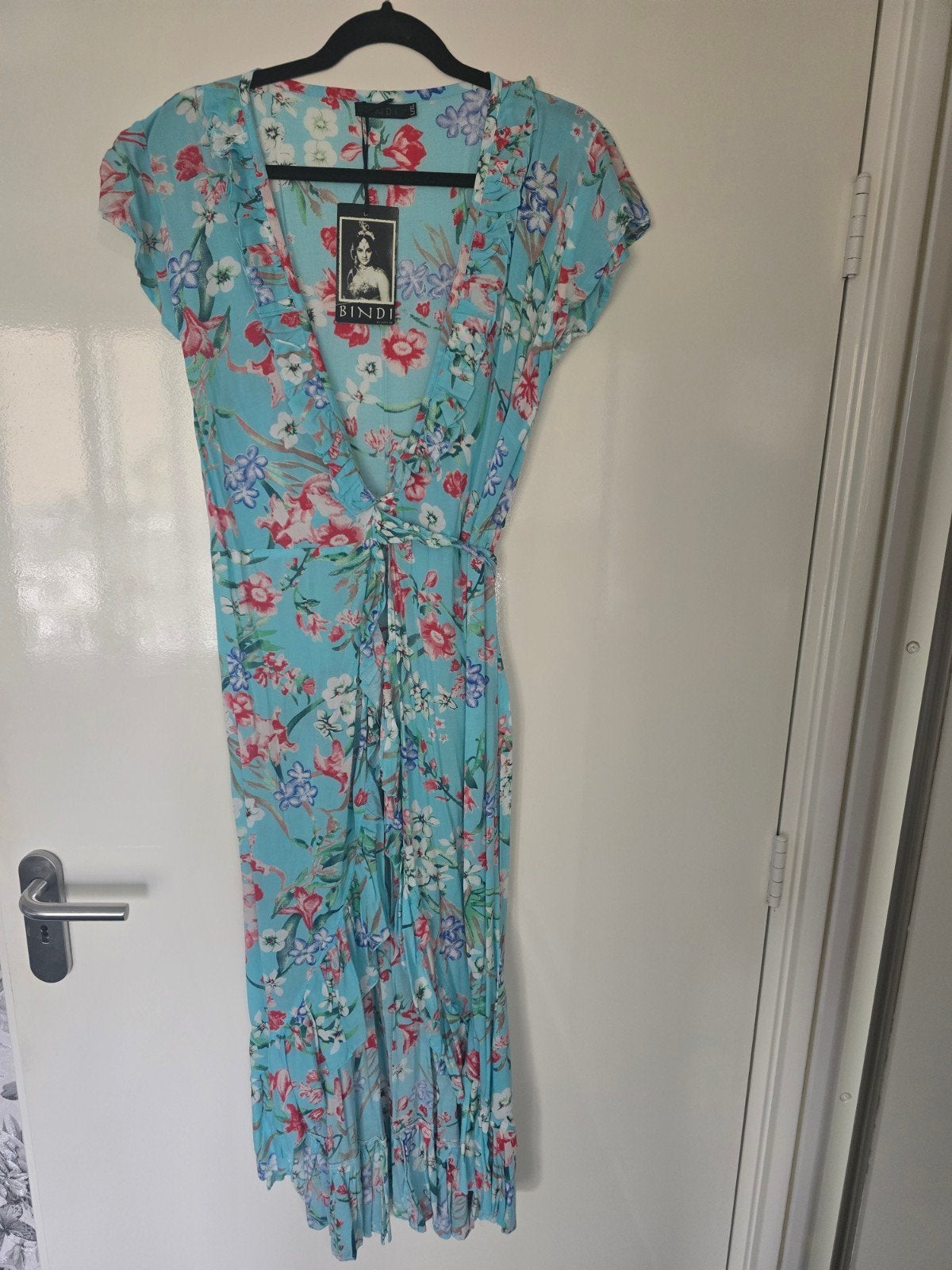 bindi wrapdress wikkeljurk maat L xl nieuw, Ophalen of Verzenden, Nieuw, Maat 46/48 (XL) of groter