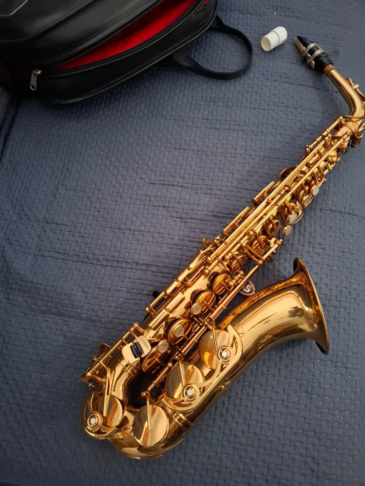 Altsax B&S tekoop, Muziek en Instrumenten, Ophalen, Gebruikt, Alt, Met koffer