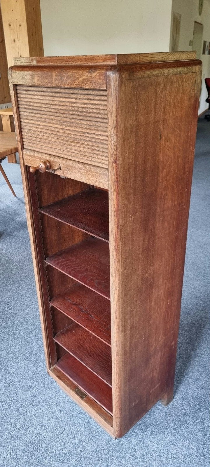 Eiken rolluikkast., Ophalen, Minder dan 50 cm, Gebruikt, 5 laden of meer