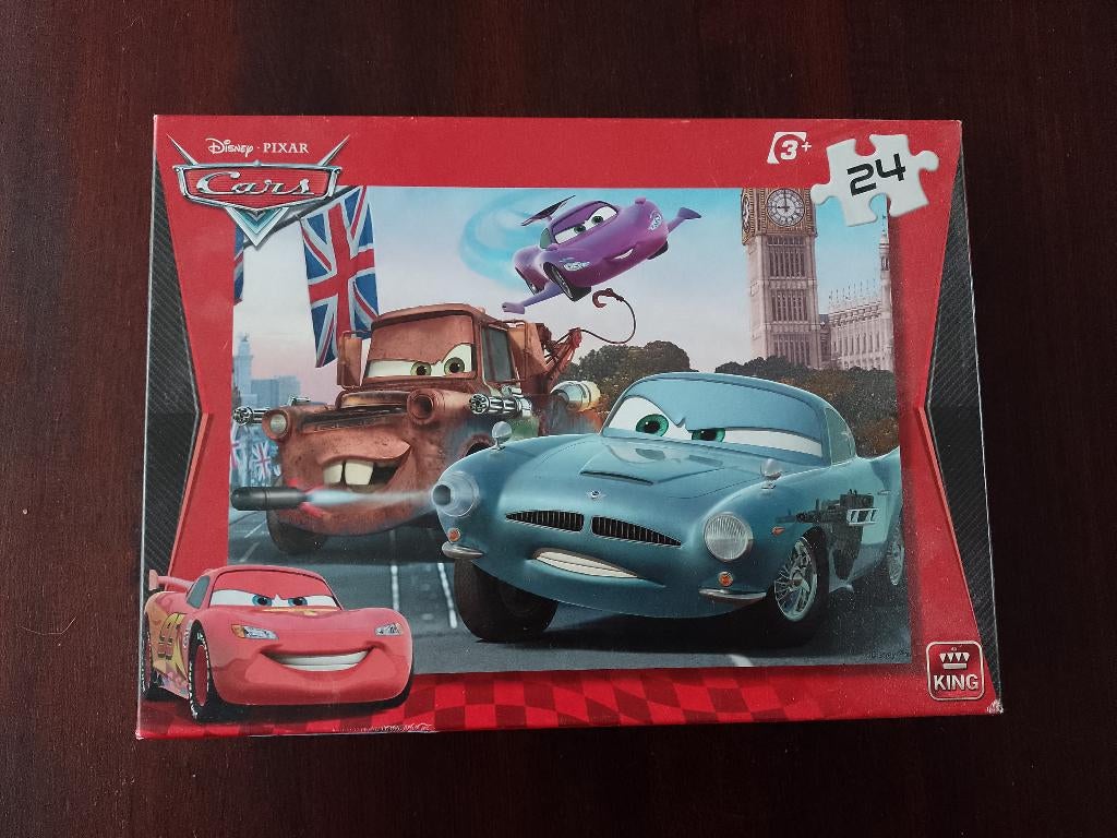 Disney puzzel, compleet, 24 stukjes, Cars, GRATIS, Ophalen, 10 tot 50 stukjes, Gebruikt, 2 tot 4 jaar