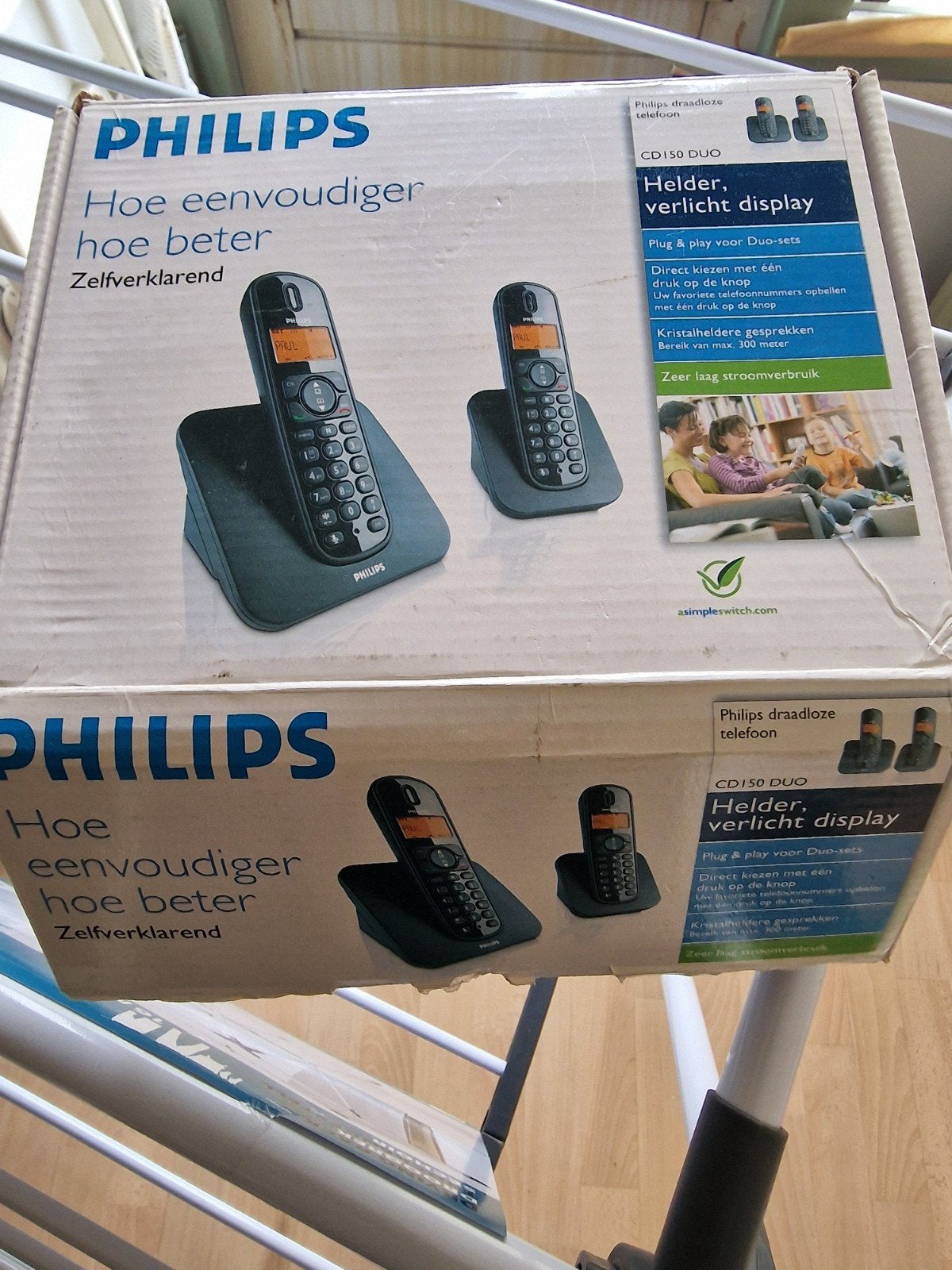 Philips telefoon set, Telecommunicatie, Vaste telefoons | Handsets en Draadloos, Ophalen of Verzenden, 1 handset