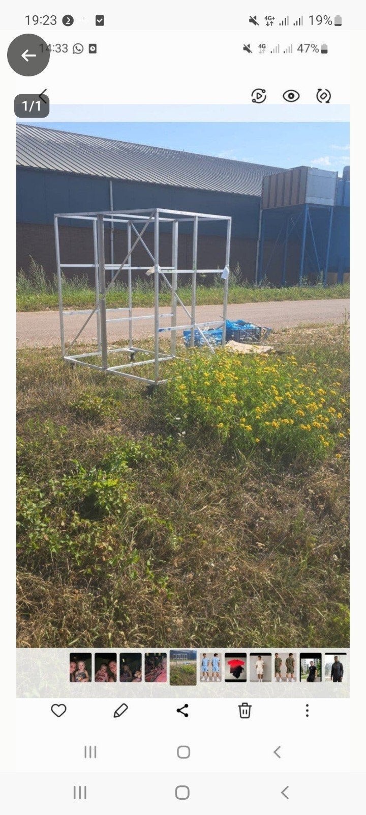 magazijn stelling transport kar te koop, 100 liter of meer, Ophalen, Transportkar