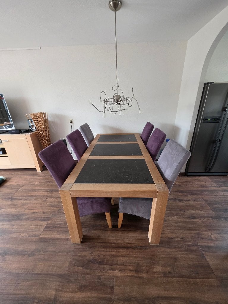 Eettafel, Ophalen, 200 cm of meer, 50 tot 100 cm, Zo goed als nieuw