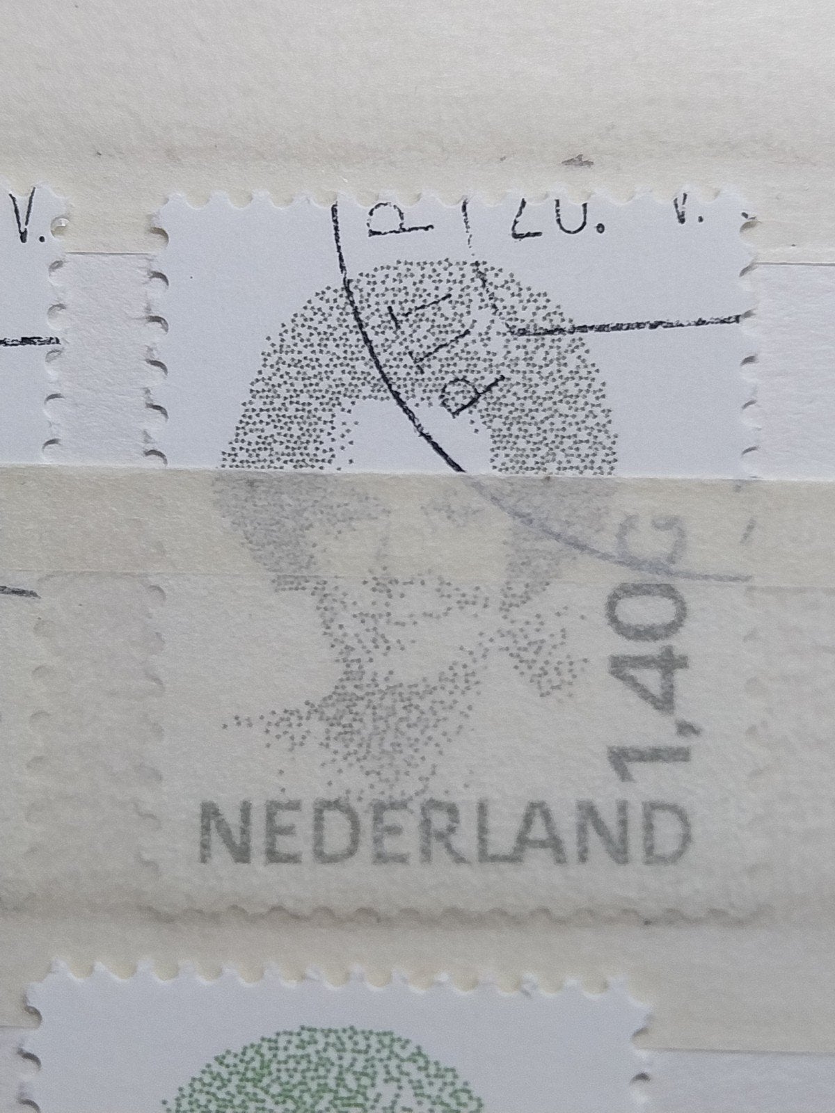 Nederlandse postzegel met gom en eerstedagstempel, Ophalen of Verzenden