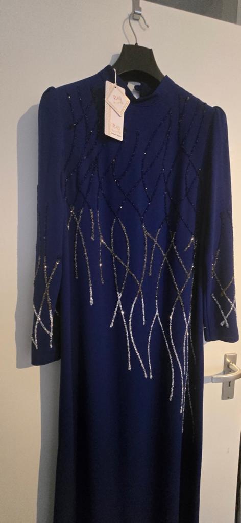 Feest jurk ,gala jurk  maat  42, Kleding | Dames, Jurken, Maat 38/40 (M), Blauw, Nieuw, Ophalen of Verzenden
