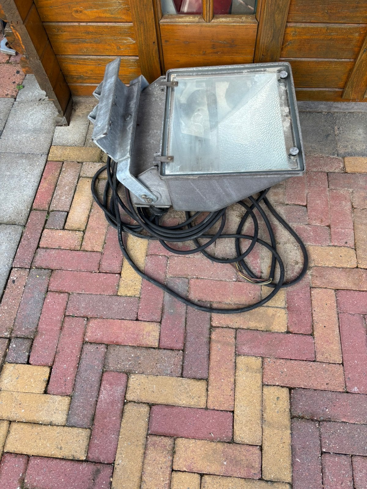 Schijnwerper voor terrein of paardenbak 400w, Ophalen of Verzenden, Gebruikt, 200 tot 500 watt, Lamp