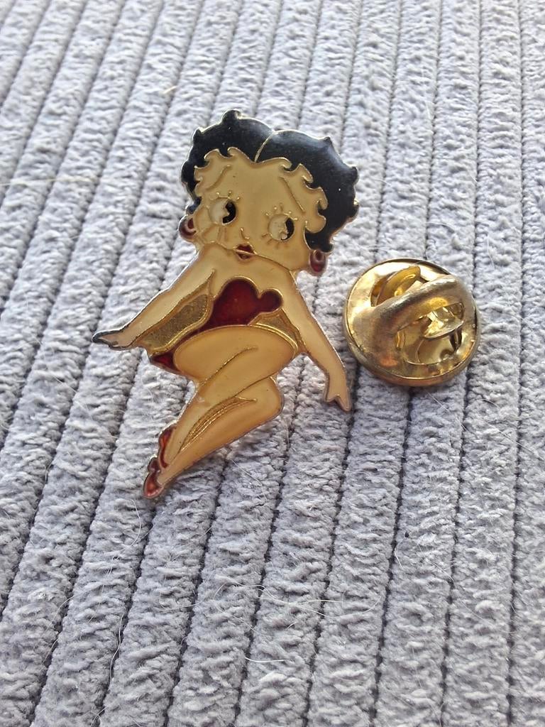 Betty Boop pin, Ophalen of Verzenden, Gebruikt