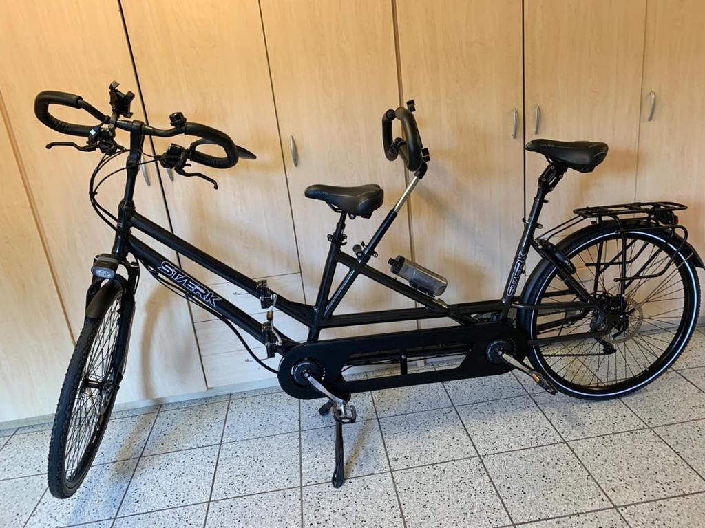 Staerk Tandemfiets D30- amper gebruikt, Fietsen en Brommers, Fietsen | Tandems, Gebruikt, Staerk, 55 cm of meer, Meer dan 20 versnellingen