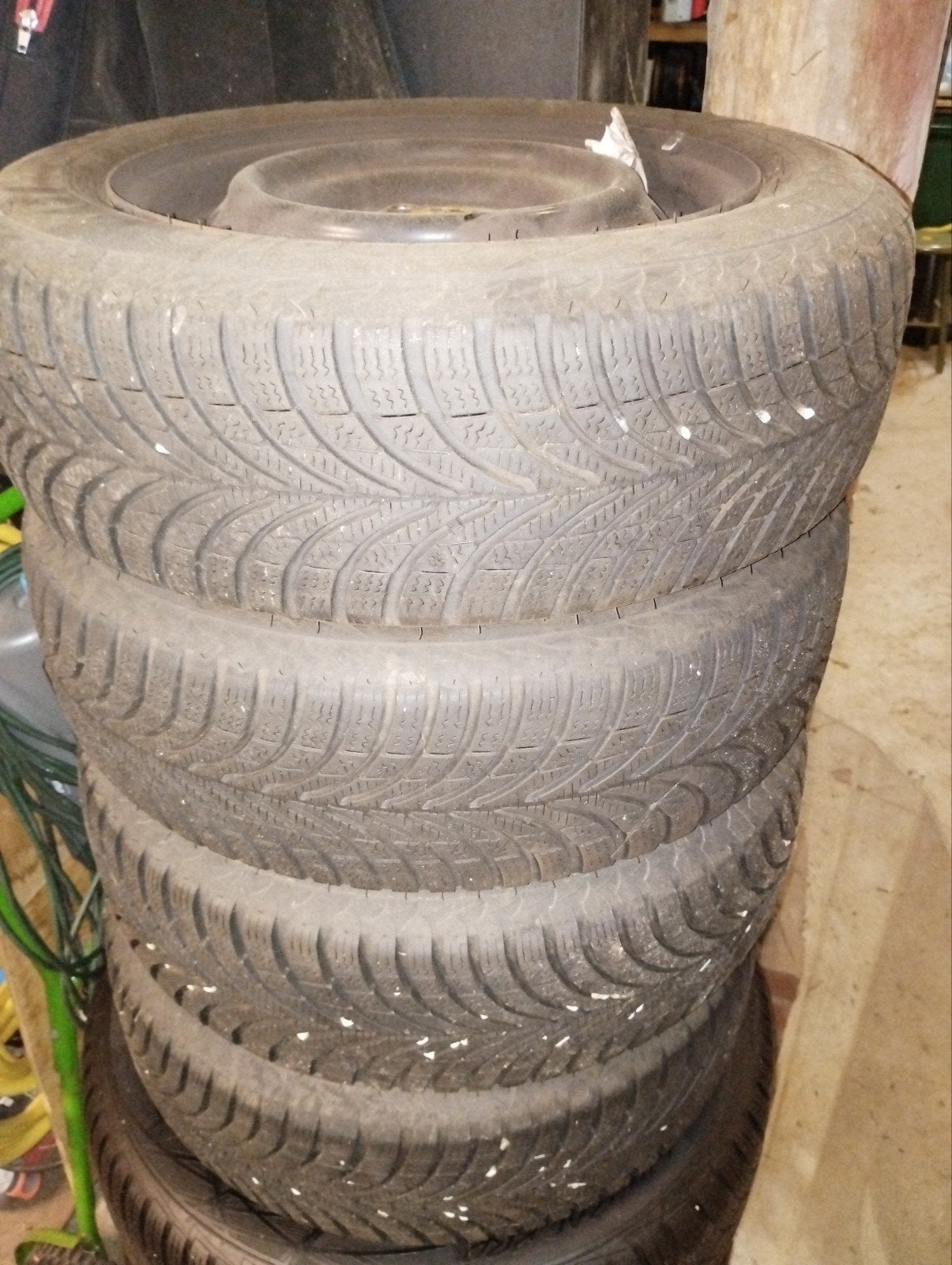 Apollo Alnac winterbanden op velg - 14 inch, Auto-onderdelen, Ophalen, Gebruikt, 16 inch, 175 mm