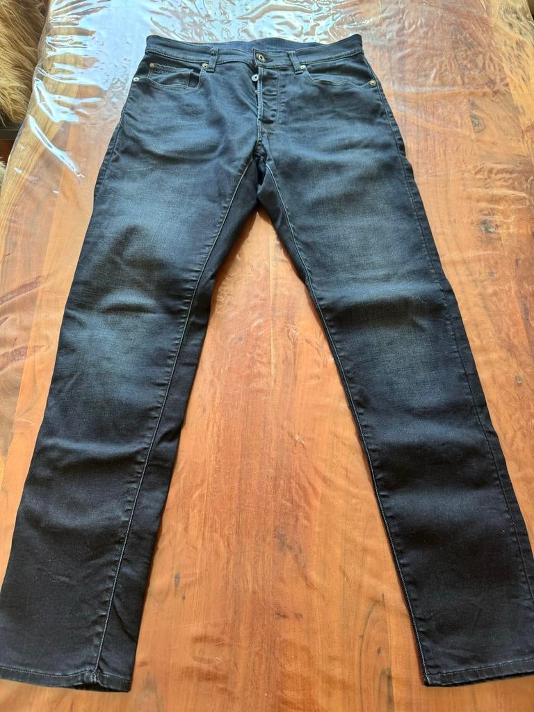 G-Star RAW 3301 Slim Jeans - W30 L32, Ophalen of Verzenden, Zo goed als nieuw, Zwart, W32 (confectie 46) of kleiner