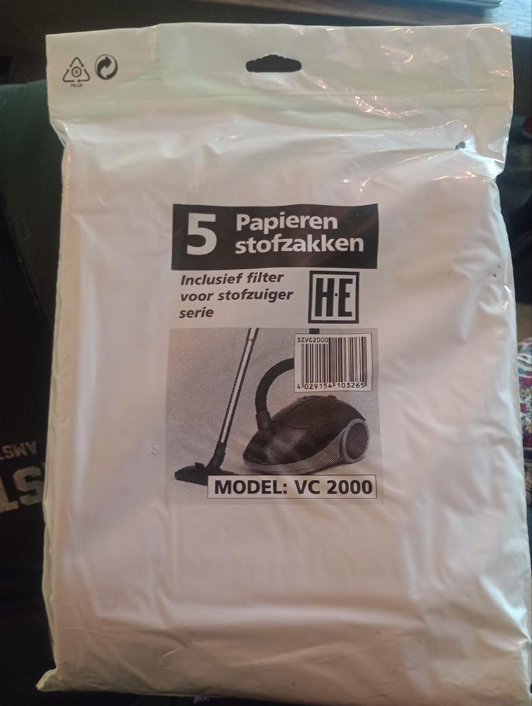 Holland Electro VC serie  VC 2000 stofzuigerzakken + Bigbags, Ophalen of Verzenden, Nieuw