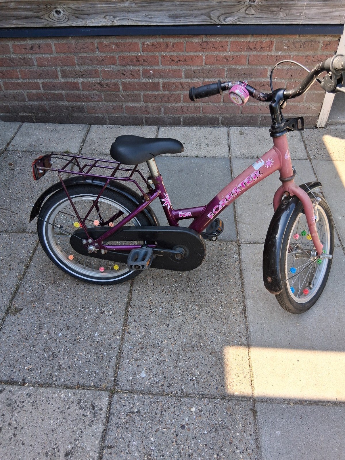 kinderfietsje 16 ich, Ophalen, Gebruikt, 16 tot 18 inch