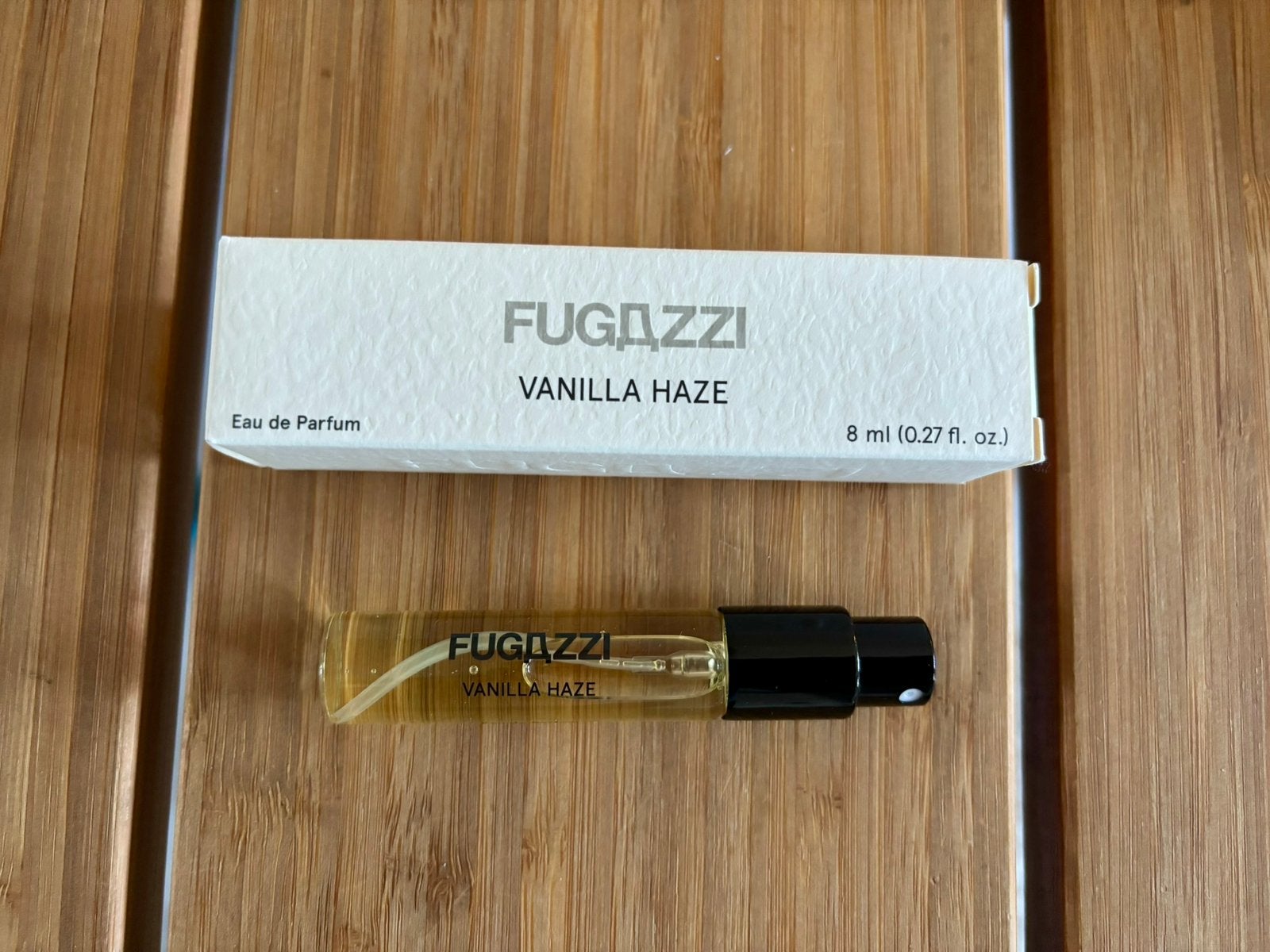 Fugazzi Vanilla Haze Eau de Parfum 8ml - Nieuw & Ongeopend, Ophalen of Verzenden, Nieuw, Parfumfles, Gevuld