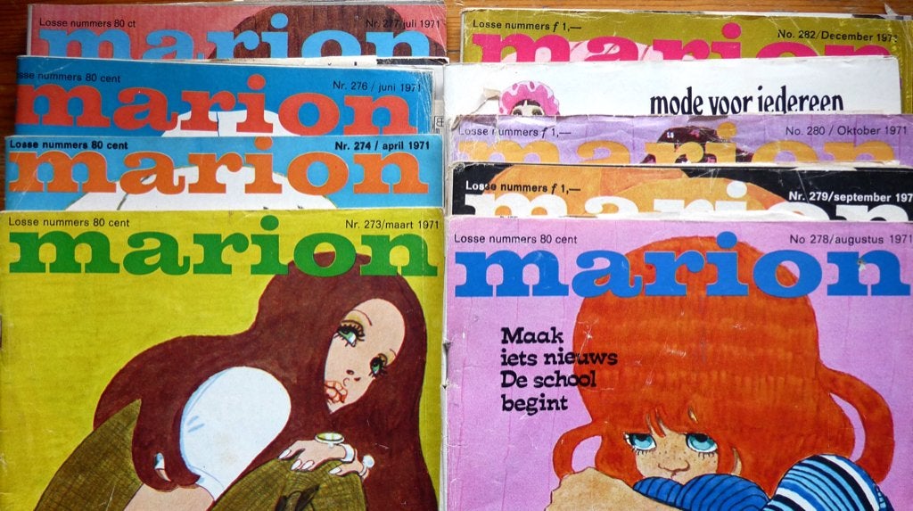 MARION 1971   9 stuks - zie foto s / alles compleet, Ophalen, Gebruikt, Vrouw, Marion