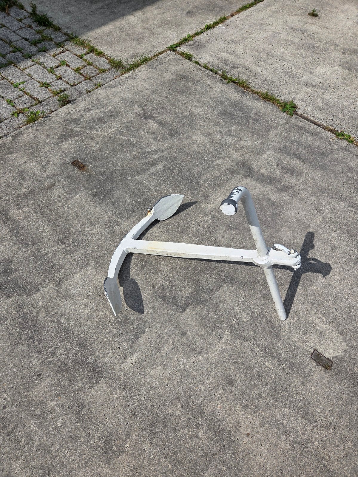 Anker voor boot of tuindecoratie - 64x53cm, Ophalen, Gebruikt, Overige typen