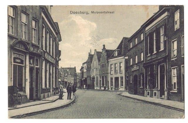Doesburg - Meipoortstraat, Verzenden, 1920 tot 1940, Gelopen, Gelderland