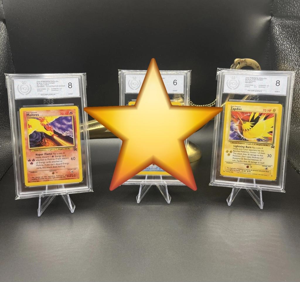 WOTC Pokémon Black Star Promo Birds Zapdos Articuno Moltres, Hobby en Vrije tijd, Verzamelkaartspellen | Pokémon, Ophalen of Verzenden