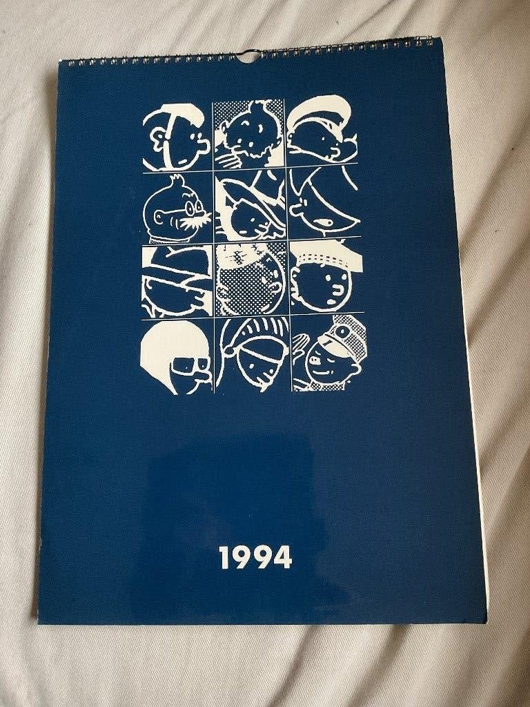 Kuifje Kalender 1994, Ophalen of Verzenden, Kuifje, Gebruikt