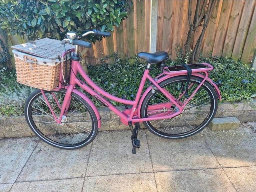 Nieuwe Batavus damesfiets met mandje, Fietsen en Brommers, Ophalen, 53 tot 56 cm, Versnellingen, Batavus