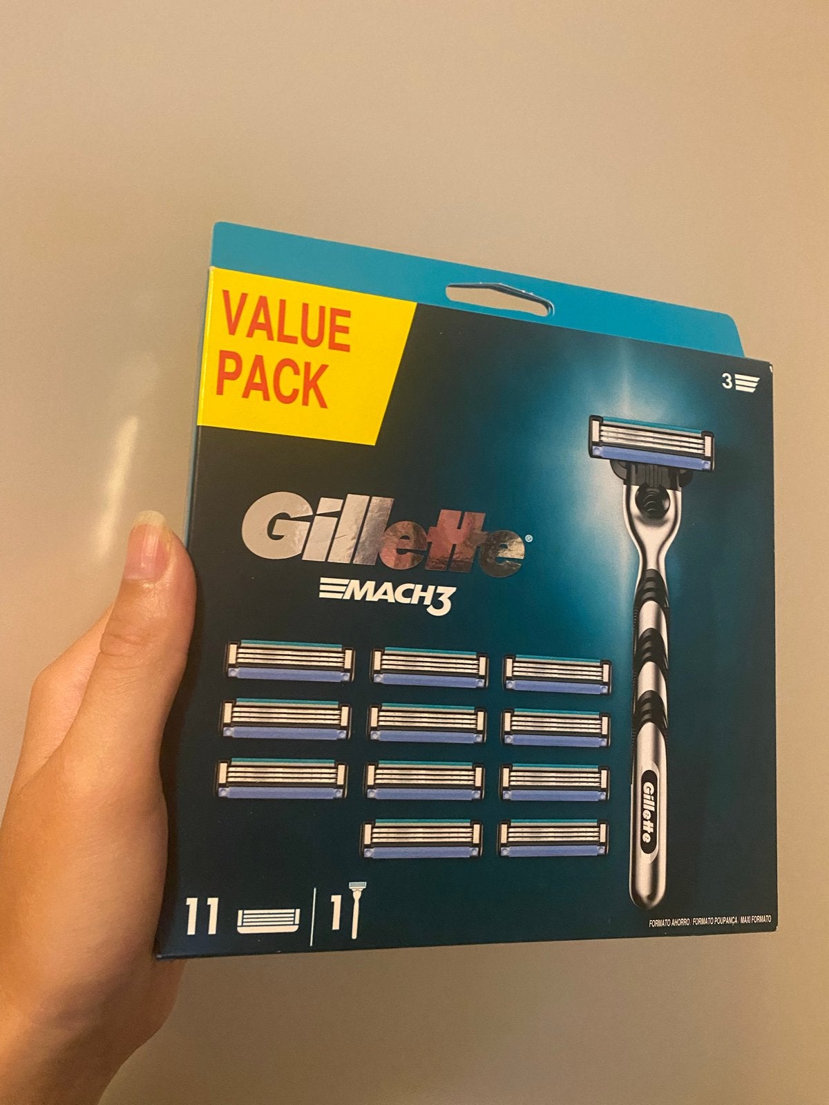 Gillette Mach3 Value Pack - Scheermes met 11 navulmesjes, Ophalen of Verzenden, Nieuw, Scheren en Epileren