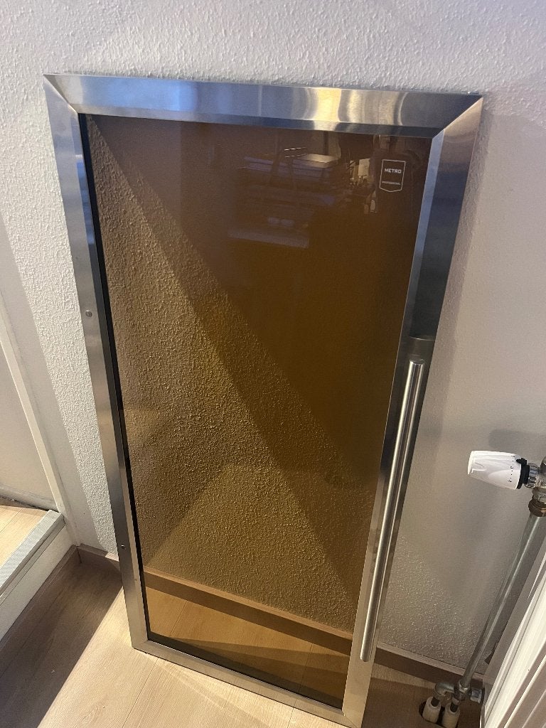 Glasdeur voor wijn klimaatkast METRO PROFESSIONAL GWC3091, Ophalen, 45 tot 60 cm, Zonder vriesvak, Gebruikt