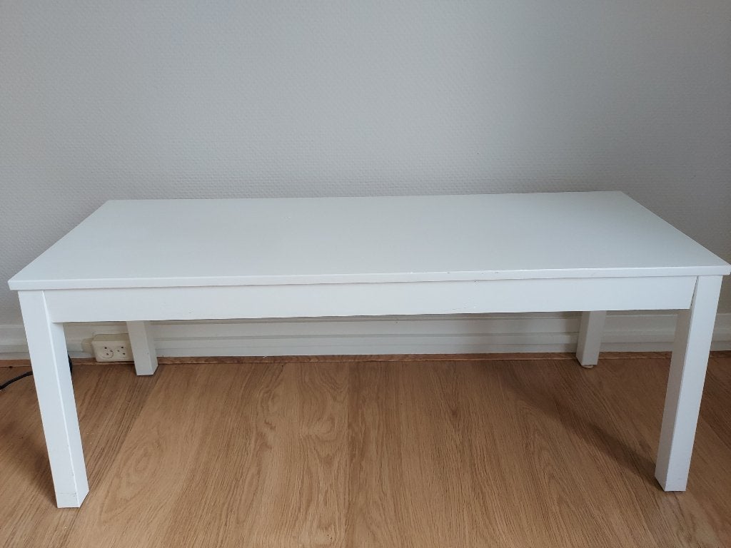 Ikea Ekedalen eettafel- en halbank wit, Ophalen, Gebruikt, Wit, Eén