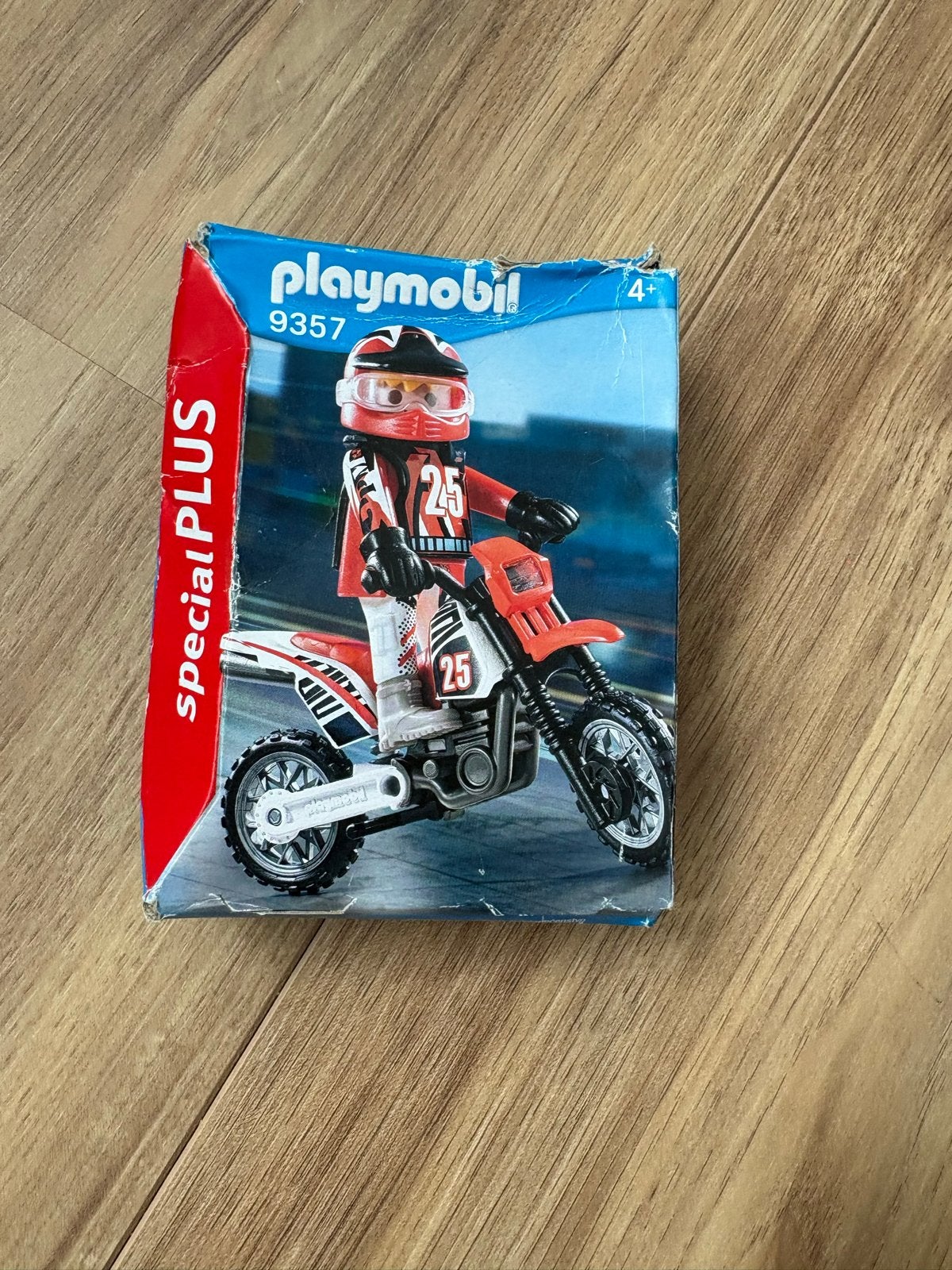 Playmobil Special Plus 9357 Crossmotor met coureur, Kinderen en Baby's, Gebruikt, Complete set, Voertuig, Special plus