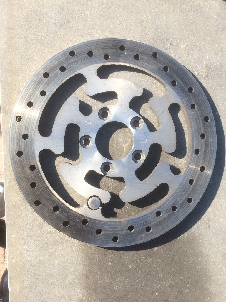 Harley twincam BREMBO achterste remschijf (dikke) 6,95mm, Motoren, Ophalen
