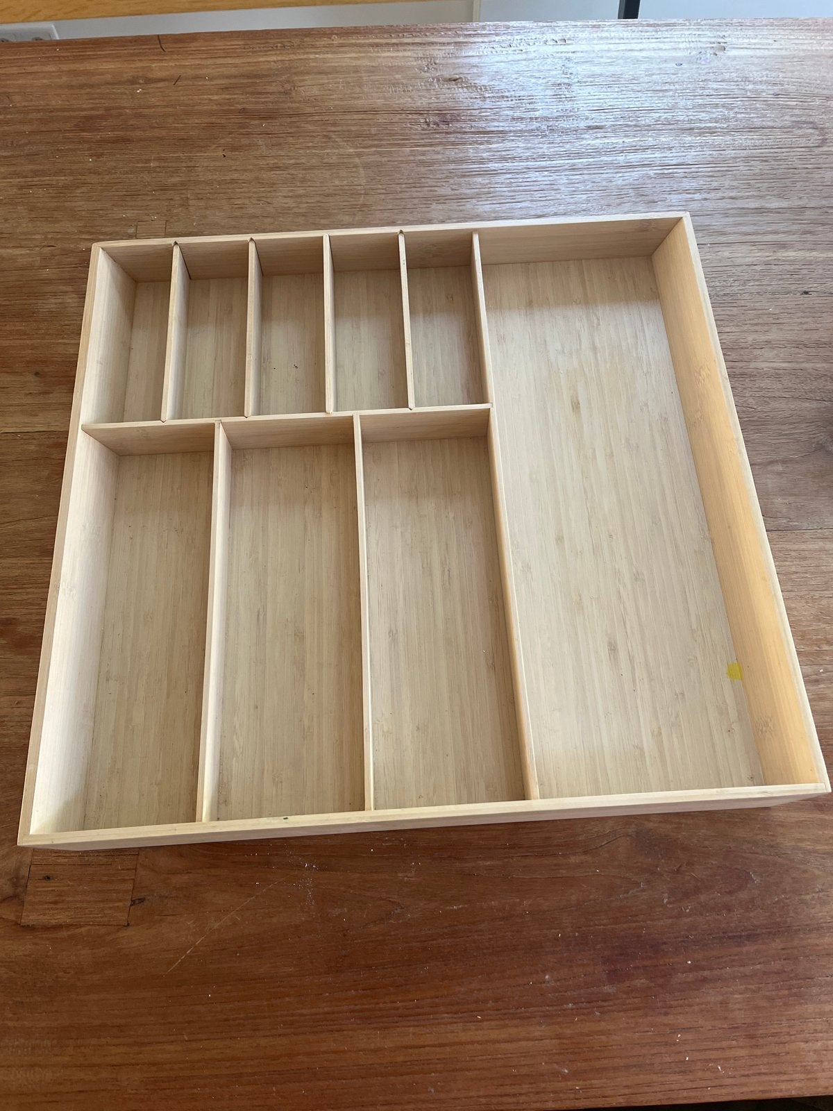 IKEA lade-organizer van bamboe, Ophalen, Hout, Beige, Zo goed als nieuw