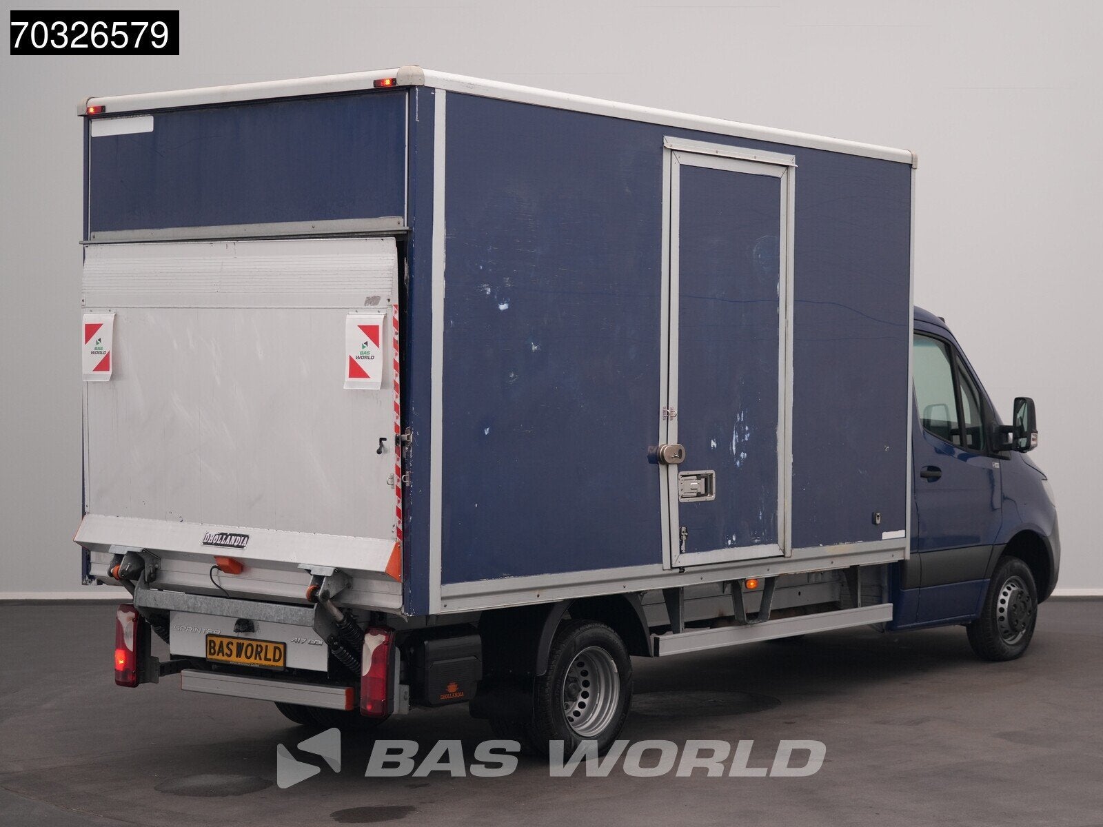 Mercedes Sprinter 517 CDI Laadklep Dubbellucht 170PK Airco D, Auto's, Stof, Gebruikt, Euro 6, 4 cilinders