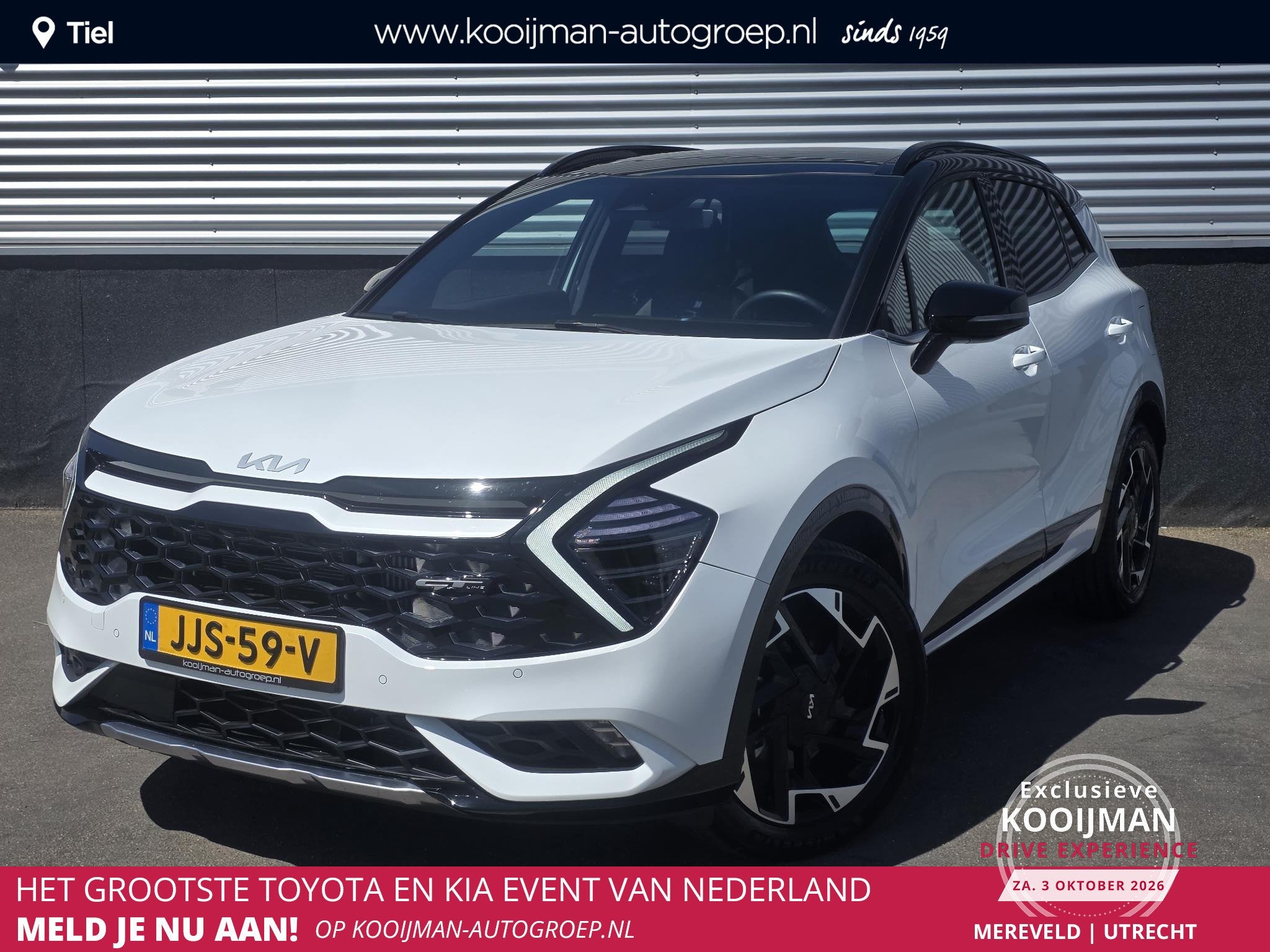 Kia Sportage 1.6 T-GDi Plug-in Hybrid AWD GT-Line Schuif/kan, Auto's, Automaat, 14 kWh, Gebruikt, 4 cilinders
