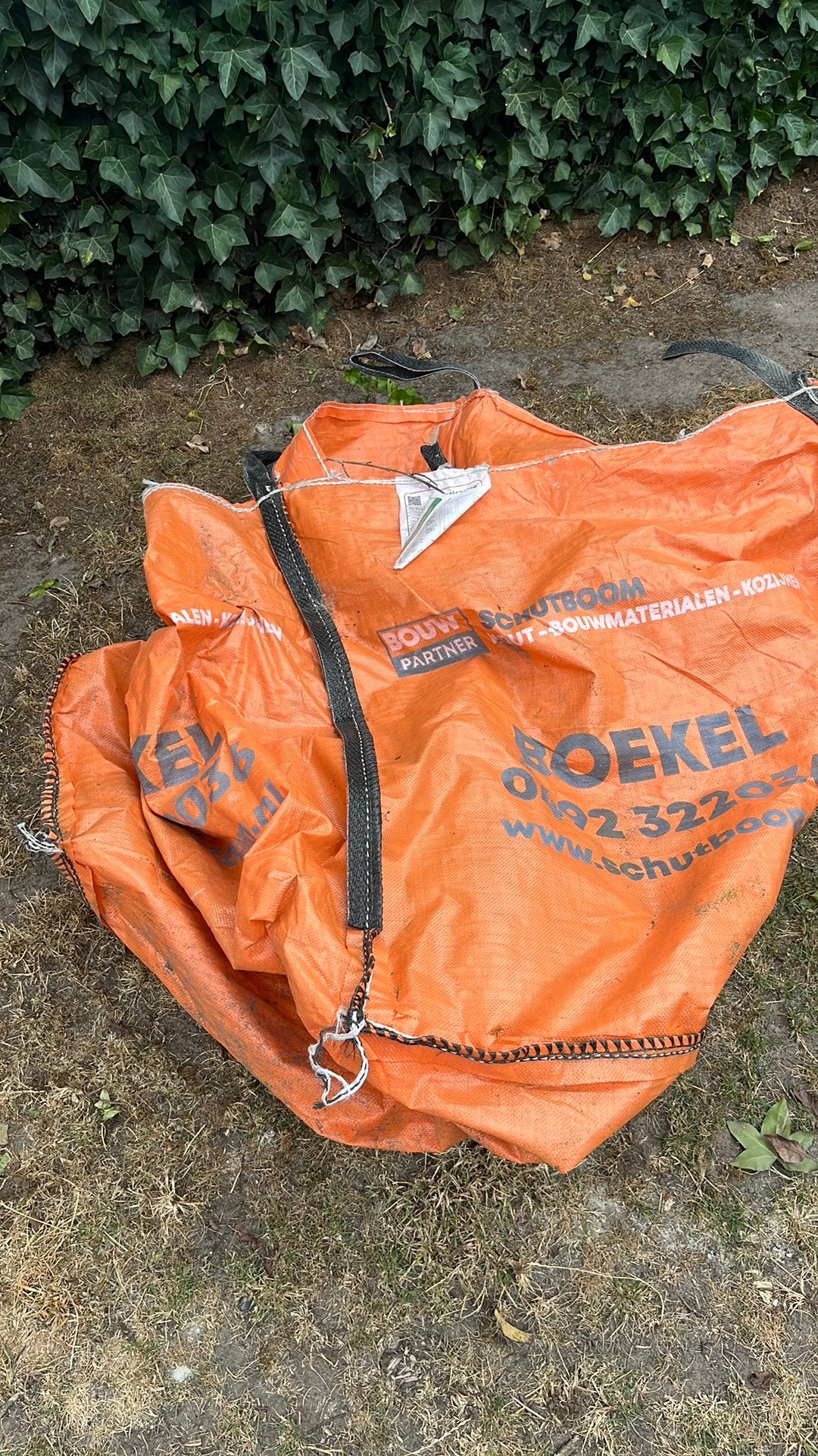 Bigbag gratis afhalen, Ophalen, Gebruikt